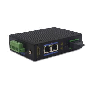 Buy cheap 1 Fiber Port 2 RJ45 Ports Unmanaged Gigabit Ethernet Switch 100M IP40 from wholesalers