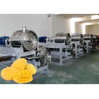 Buy cheap SUS 304 Mango Processing Line 10 T/H Mango Pulp Processing Plant product