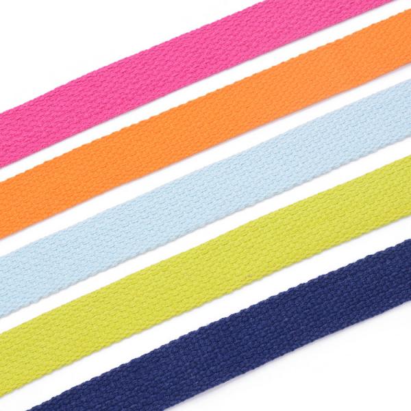 Quality KJ20038 Plain Pattern Cotton 4cm Jacquard Tape for sale