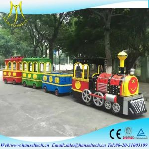 Hansel Amusement park electric trackless train for kids ride in the playground