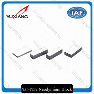 Buy cheap Thick Block Shape Neodymium Permanent Magnets 50x25x10mm With Tin Coated from wholesalers