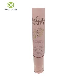 Buy cheap Pink Empty Lotion Tubes , Airless Cosmetic Tubes Pump Acrylic Cap Matte Varnish from wholesalers