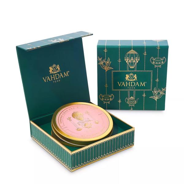 Buy cheap Custom Printed Green Cardboard Luxury Tea Tin Packaging Gift Box from wholesalers