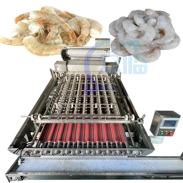 Buy cheap 380V Roller Shrimp Peeling Machine Practical Fully Automatic Sheller from wholesalers