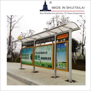 Buy cheap Street Transit ISO9001 H280cm Aluminum Bus Shelter from wholesalers