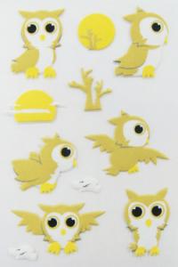 Buy cheap Printable Birds Puffy Animal Stickers For Kids Gifts Custom Eco Friendly product