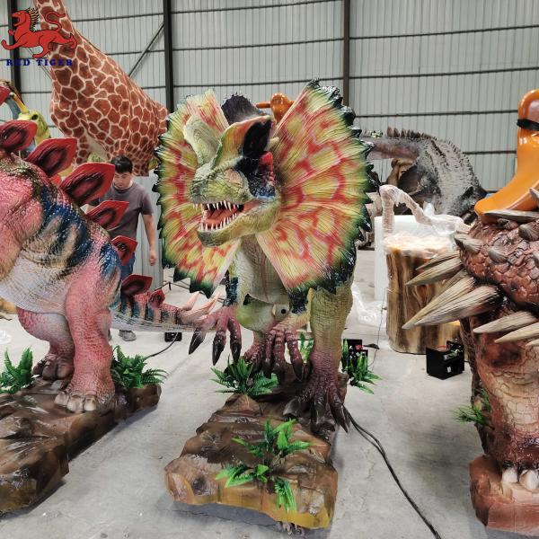 Buy cheap Theme Park Dinosaur Park Rides , Artificial Walking Dinosaur Rides from wholesalers