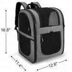 Buy cheap Mesh Breathable Pet Dog Cat Carrier Travel Backpack from wholesalers