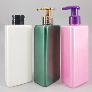 Buy cheap White 8.45oz 250ml PET Square Shampoo Pump Bottles from wholesalers
