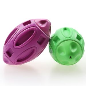 Buy cheap Dog Toy BallTough Squeaky Interactive Pet Toy Aggressive Chewers Made of Natural Rubber from wholesalers