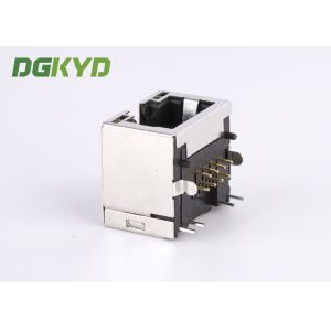 Ultra Low 11.5mm Height Shield Rj45 Ethernet Jack Connector With Y/G LEDs