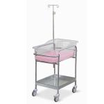 Buy cheap High Strength Hospital Baby Crib  Stainless Steel With Infusion Stand Mattress Hospital Baby Bed from wholesalers