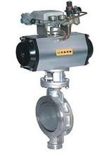 Quality Pneumatic Operated Power Station Valve Butterfly Valve Self-Cleaning for sale