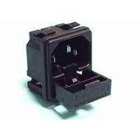 China UL CUL VDE Approved C14 AC Inlet IEC 60320 Electrical Sockets 250V 15A With 10A 5x20mm Glass Cartridge Fuse Holder for sale