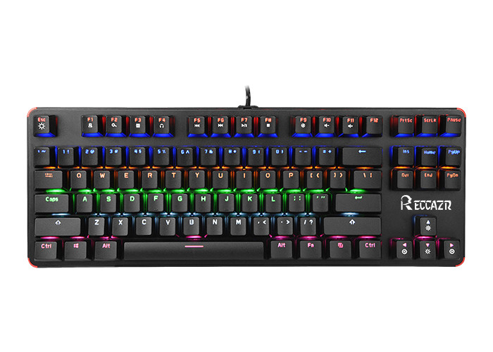 Buy cheap Pc Gaming Portable Mechanical Keyboard 87 Keys Blue Switch With Backlit product