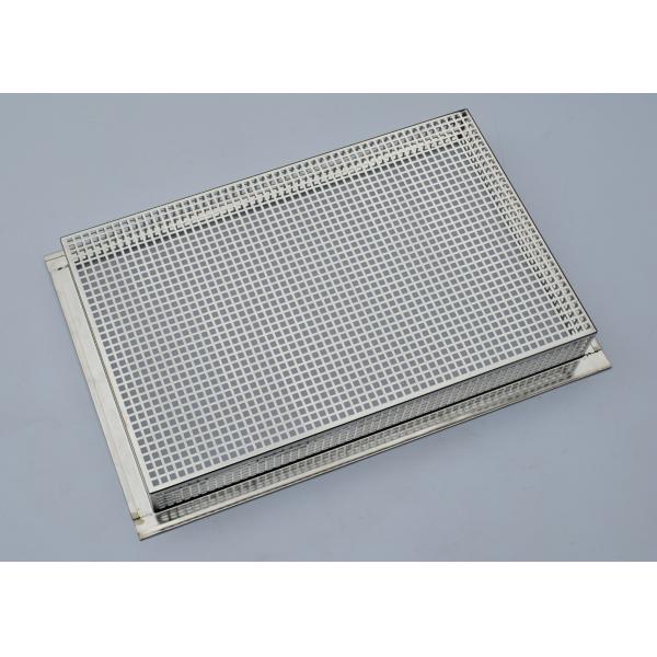 Food Industry FDA Ss201 3cm Wire Mesh Tray