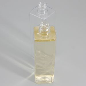 300ml Clear Square Plastic Packaging Bottle For Hand Sanitizer