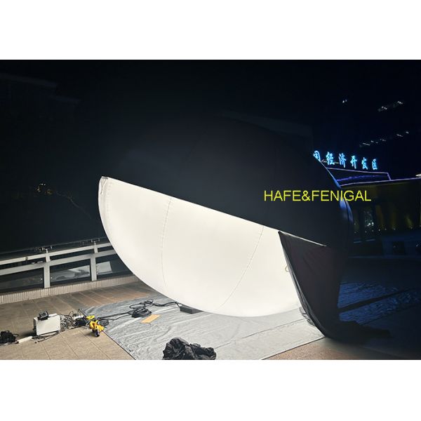 Large-Area Illumination 1.8kW LED CCT High Output Elliptical LED Film Balloon