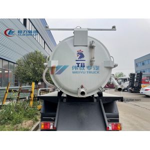 Buy cheap HOWO 8cbm 4*2 Vacuum Sewage Suction Truck Vacuum Jetting Truck from wholesalers