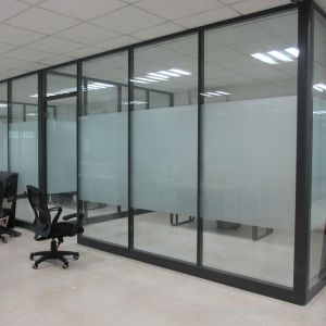 Buy cheap Customized Glass Curtain Rectangle Wall Double Glazed Partition Waterproof from wholesalers