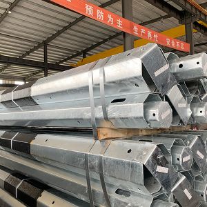 Buy cheap Galvanized Metal Power Transmission Pole Q460C 8mm ASTM 123 from wholesalers