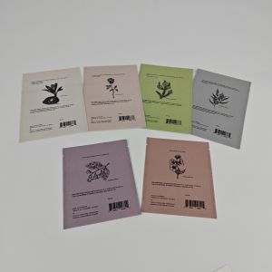 Cosmetic Samples Facial Cream Biodegradable Kraft Pouch Custom Digital Printing