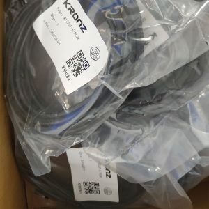 M12 Wire Connector 4 Pin A Code Straight Male Connector 3x0.34mm PVC Cable in