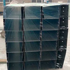 Buy cheap High Quality Large Span Bridge Cable Trough Galvanized Carbon Steel Ladder Tray Fireproof Zinc Hot Dip Galvanized High Span Tray from wholesalers