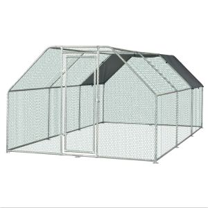 Buy cheap Weatherproof Galvanized Metal 19.7ft Walk In Chicken Cage from wholesalers