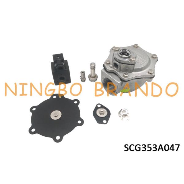 Quality SCG353A047 ASCO Type 353 Series Pneumatic Pulse Valve Pilot Operated Right Angle Threaded Port Aluminum for sale