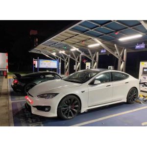 Buy cheap For tesla Model S Body Kit MODEL S Upgraded PD-style Front and Rear Bumper Spoiler Body Kits from wholesalers