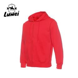 Oversized Bluzy Blank Zip 50%Polyester 50% Cotton Embroidered Slim Fit Moletons