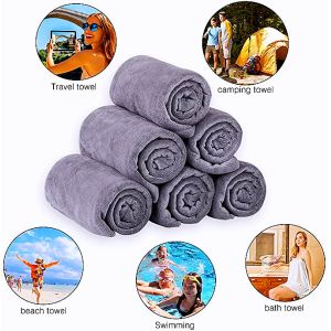 Buy cheap 27"X55" Extra Absorbent Beach Microfiber Towel from wholesalers