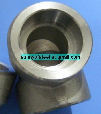 Buy cheap ASME SA-182 ASTM A182 F58 soket weld 90deg elbow from wholesalers