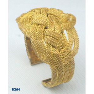 Buy cheap Elegant OEM / ODM metal bangles with gold plated from wholesalers