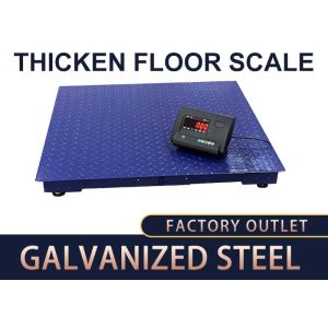 Optional Indicator Industrial Floor Scales 6' X 4' With OIML Approved