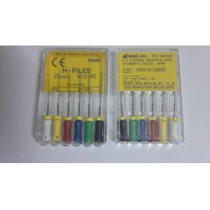 Hand Use Root Canal Files Diamond Shape Cross Section Type Dental H File
