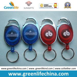 Buy cheap Plastic ABS Oval Carabiner Cheap Badge Reel W/Printing Logo from wholesalers