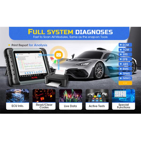 Autel MaxiCOM MK808S-TS Bidirectional & TPMS Programming Relearn Tool