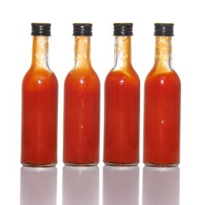 Buy cheap Mini Empty Chilli Tomato Hot Sauce Bottles with Plastic Lid from wholesalers