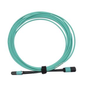 Buy cheap MPO/PC/F to MPO/PC/F for OM3 with 12B 3.0mm for 1M/5M/10M OFNP/LSZH Aqua B from wholesalers