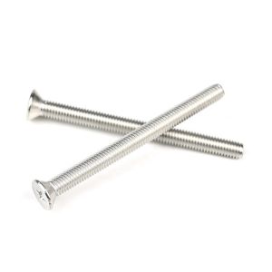 Buy cheap Metric SUS316 M5 Machine Screw 70mm Flat Phillips Din965 for Solar Water Heater Easy from wholesalers