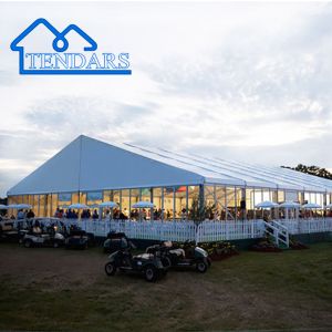 Buy cheap Clear Span PVC Fabric Party Banquet Tent With Drapery Tent Wedding White Wedding Tent Amazon from wholesalers