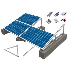 Buy cheap Adjustable Pre Assembled Triangle Flat Roof Solar Mounting System from wholesalers