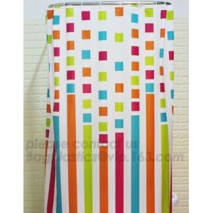 Buy cheap biodegradabwaterproof Eco-friendly Shower Curtain, PEVA materails Shower Liner, Waterproof Polyester Shower Bath Curtain from wholesalers