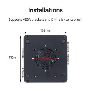 Buy cheap Intel Celeron J4125 Industrial PC With Dual LAN 4 COM DDR4 8GB And Linux from wholesalers