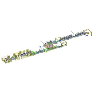 Lithium Ion Column Lifepo4 Battery Manufacturing Automation Lithium Battery Pack