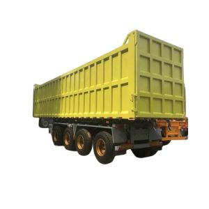 Buy cheap 4 AXLES Tipper Semi Trailer Maximum Load 50ton from wholesalers