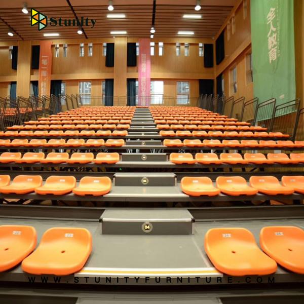Buy cheap STUNITY Fixed Telescopic Retractable Seating System from wholesalers