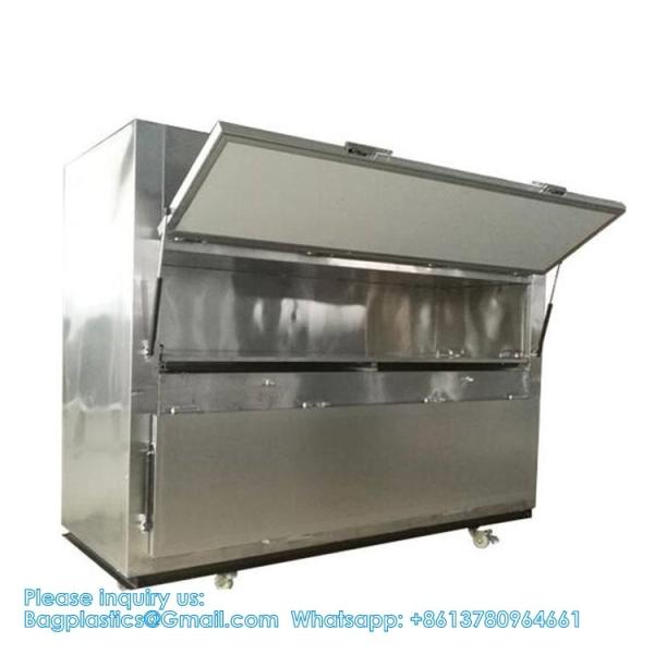 Side Open Individual Temperature Controller 3 Drawers Funeral Equipment Supplies Box Cooler Chamber Morgue Freezer